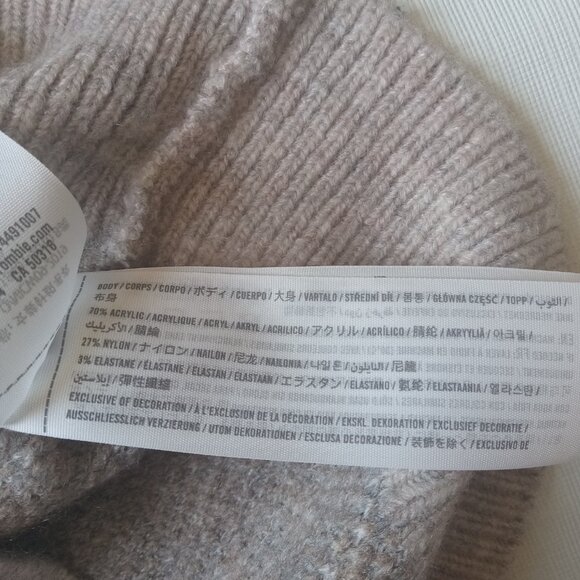 Abercrombie and Fitch Leopard Print Tight Knit Pullover Sweater Women's X-Large - Picture 4 of 12